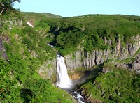 Waterfall on Spokoiny brook