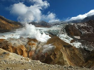 Volcano Mutnovskaya Sopka